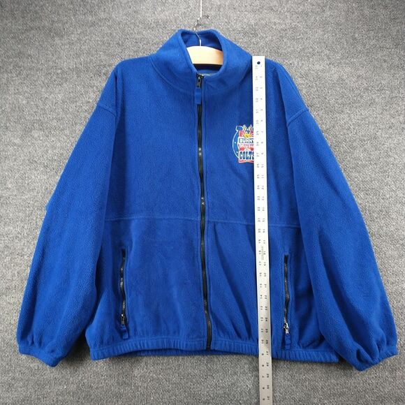 Sierra Pacific Outdoors Mens Bunny Indianapolis Colts Fleece Jacket Blue Size XL - Picture 11 of 13